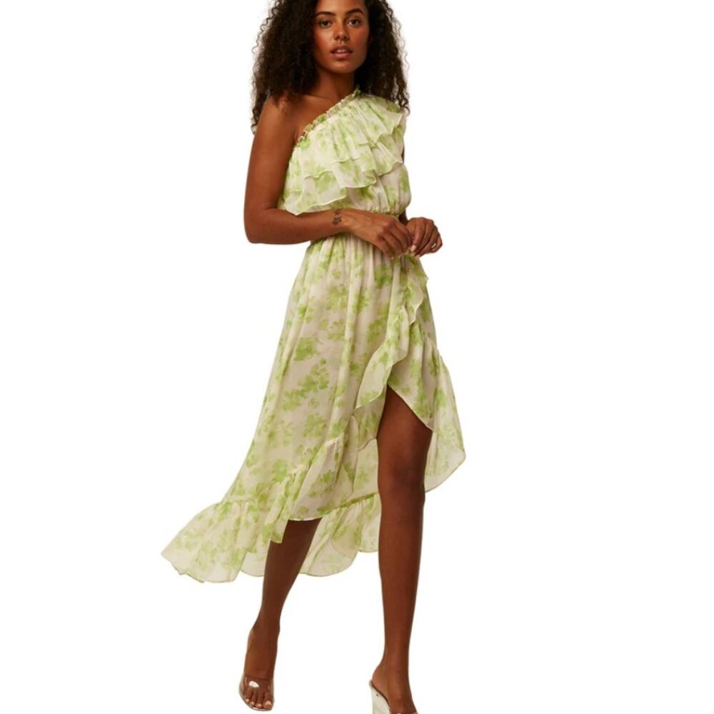 NWT MISA Rumi Dress Honeydew Blossom XS